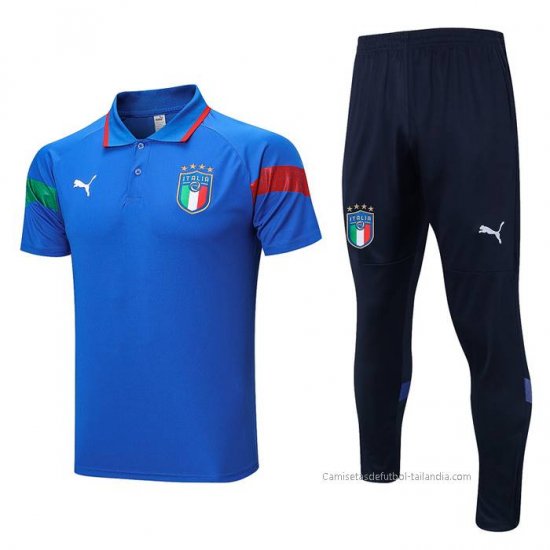 Conjunto Polo del Italia 2022-2023 Azul - Haga un click en la imagen para cerrar