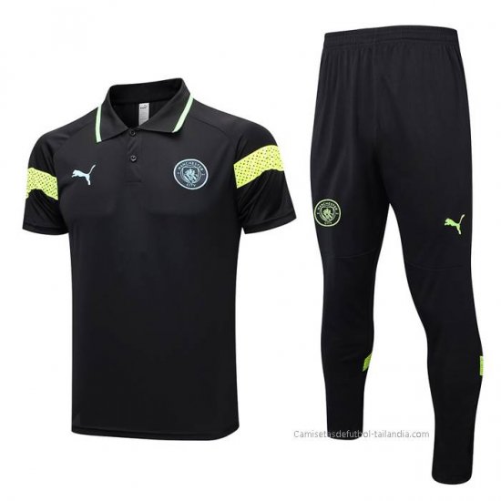 Conjunto Polo del Manchester City 2023-2024 Negro - Haga un click en la imagen para cerrar