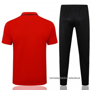 Conjunto Polo del Manchester United 2025-2026 Rojo