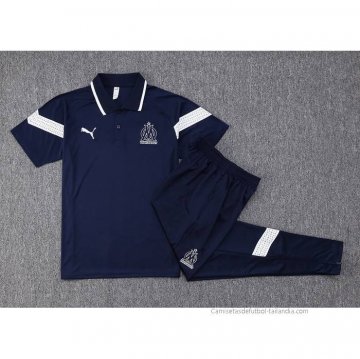 Conjunto Polo del Olympique Marsella 2022-2023 Azul