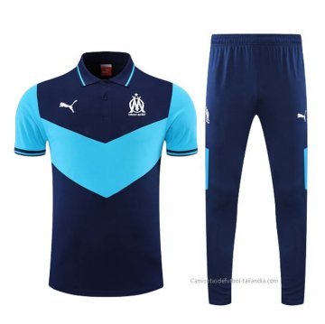 Conjunto Polo del Olympique Marsella 2022-2023 Azul Marino Conjunto Polo del Olympique Marsella 2022-2023 Azul Marino