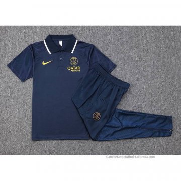 Conjunto Polo del Paris Saint-Germain 2023-2024 Azul