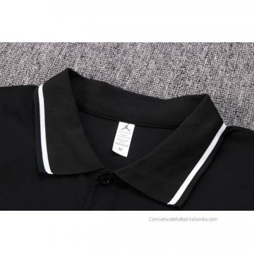 Conjunto Polo del Paris Saint-Germain Jordan 2022-2023 Negro