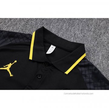 Conjunto Polo del Paris Saint-Germain Jordan 2023-2024 Negro