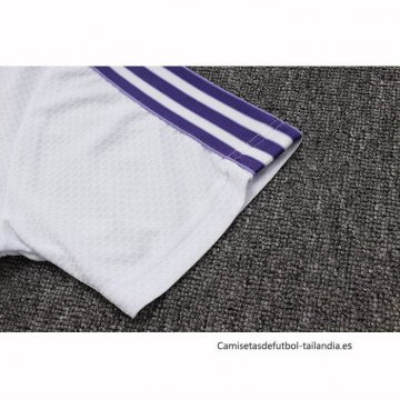 Conjunto Polo del Real Madrid 2025-2026 Blanco Purpura