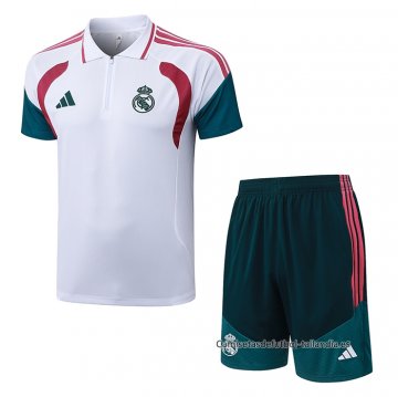 Conjunto Polo del Real Madrid 2026-2027 Blanco Conjunto Polo del Real Madrid 2026-2027 Blanco