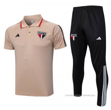 Conjunto Polo del Sao Paulo 2023-2024 Amarillo Conjunto Polo del Sao Paulo 2023-2024 Amarillo