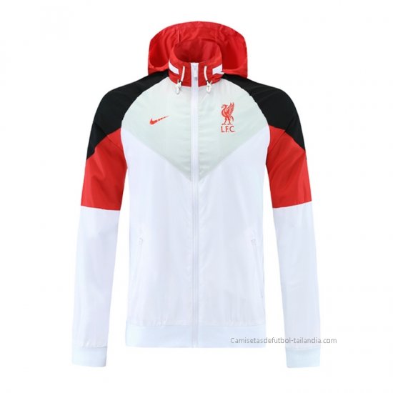 Rompevientos del Liverpool 2021 Blanco - Haga un click en la imagen para cerrar