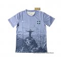 Tailandia Camiseta Brasil Jesus 2025-2026 Gris