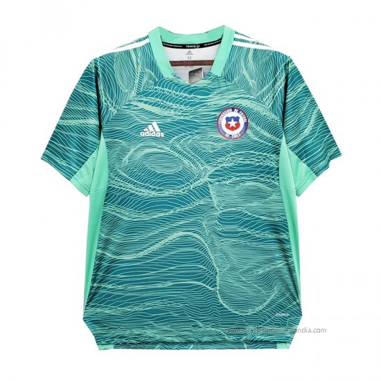 Tailandia Camiseta Chile Portero 2021-2022 Verde - Haga un click en la imagen para cerrar