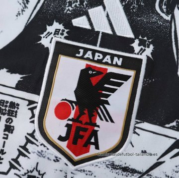 Tailandia Camiseta Japon Anime 2024-2025 Negro y Blanco