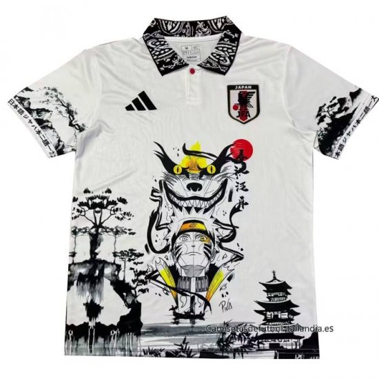 Tailandia Camiseta Japon Naruto 2024-2025 Blanco - Haga un click en la imagen para cerrar