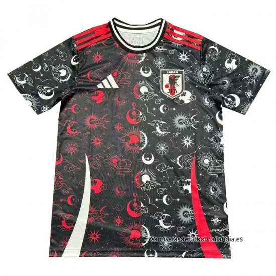 Tailandia Camiseta Japon Special 2024-2025 Negro Rojo - Haga un click en la imagen para cerrar