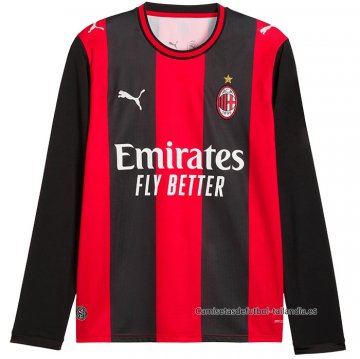 1ª Camiseta AC Milan Manga Larga 2026-2027 1ª Camiseta AC Milan Manga Larga 2026-2027