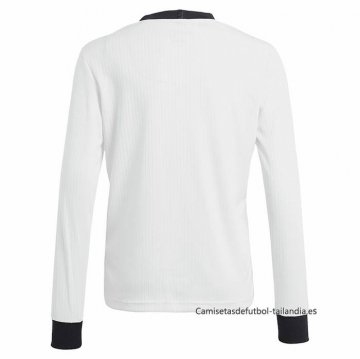Camiseta Alemania 125 Aniversario Manga Larga 2025 Blanco