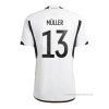 1ª Camiseta Alemania Jugador Muller 2022