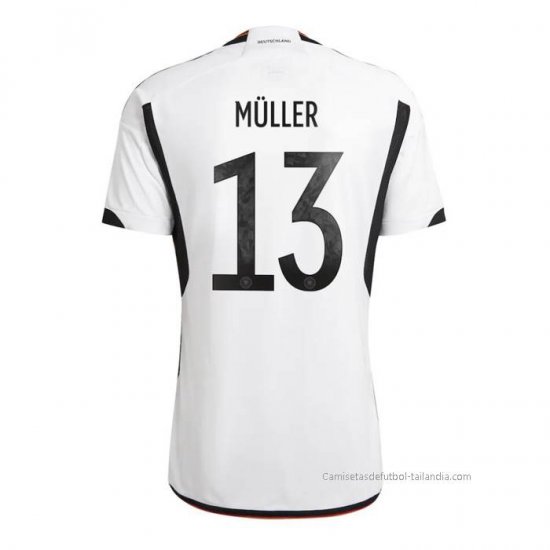 1ª Camiseta Alemania Jugador Muller 2022 - Haga un click en la imagen para cerrar