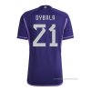2ª Camiseta Argentina Jugador Dybala 2022