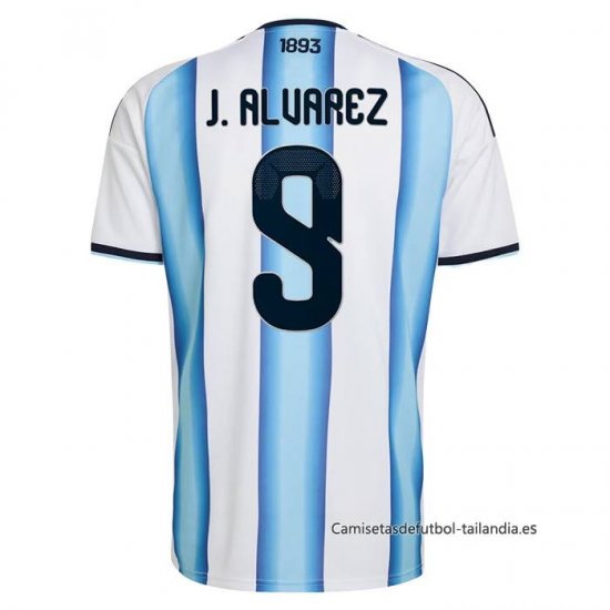 1ª Camiseta Argentina Jugador Julian Alvarez 2026 - Haga un click en la imagen para cerrar