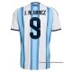 1ª Camiseta Argentina Jugador Julian Alvarez 2026