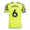 2ª Camiseta Arsenal Jugador Gabriel 2023-2024
