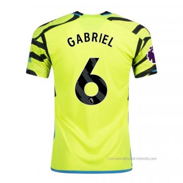 2ª Camiseta Arsenal Jugador Gabriel 2023-2024