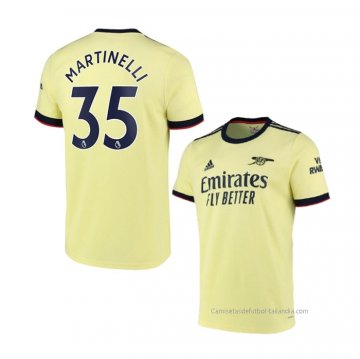 2ª Camiseta Arsenal Jugador Martinelli 2021-2022 2ª Camiseta Arsenal Jugador Martinelli 2021-2022