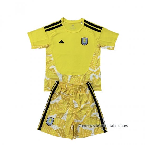 1ª Camiseta Aston Villa Portero Nino 2026-2027 - Haga un click en la imagen para cerrar