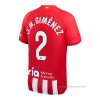 1ª Camiseta Atletico Madrid Jugador J.M.Gimenez 2023-2024 1ª Camiseta Atletico Madrid Jugador J.M.Gimenez 2023-2024