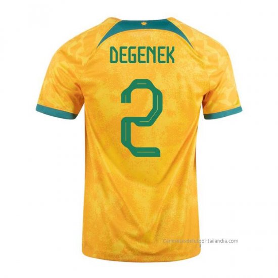 1ª Camiseta Australia Jugador Degenek 2022 - Haga un click en la imagen para cerrar