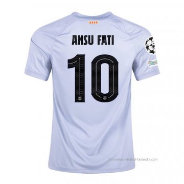 3ª Camiseta Barcelona Jugador Ansu Fati 2022-2023