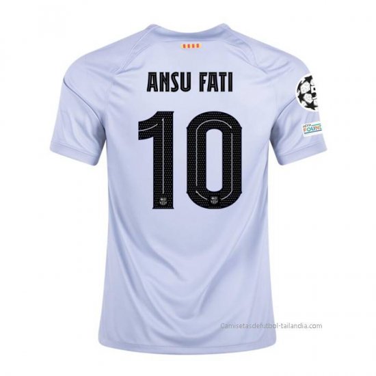 3ª Camiseta Barcelona Jugador Ansu Fati 2022-2023 - Haga un click en la imagen para cerrar
