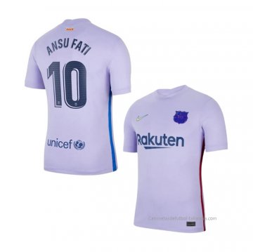 2ª Camiseta Barcelona Jugador Ansu Fati 2021-2022 2ª Camiseta Barcelona Jugador Ansu Fati 2021-2022