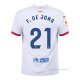 2ª Camiseta Barcelona Jugador F.De Jong 2023-2024