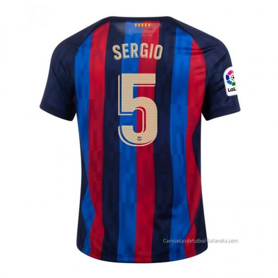 1ª Camiseta Barcelona Jugador Sergio 2022-2023 - Haga un click en la imagen para cerrar