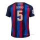 1ª Camiseta Barcelona Jugador Sergio 2022-2023