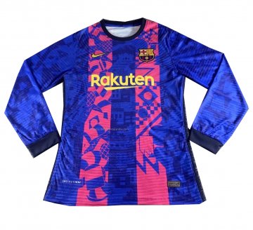 3ª Camiseta Barcelona Manga Larga 2021-2022 3ª Camiseta Barcelona Manga Larga 2021-2022