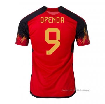 1ª Camiseta Belgica Jugador Openda 2022 1ª Camiseta Belgica Jugador Openda 2022