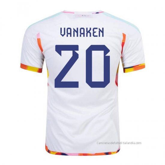 2ª Camiseta Belgica Jugador Vanaken 2022 - Haga un click en la imagen para cerrar
