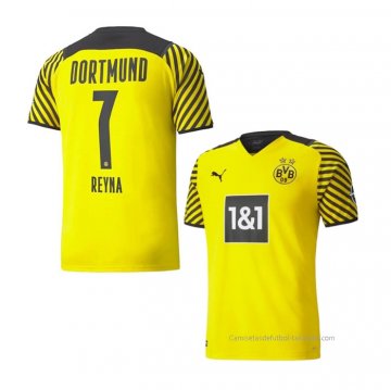 1ª Camiseta Borussia Dortmund Jugador Reyna 2021-2022 1ª Camiseta Borussia Dortmund Jugador Reyna 2021-2022