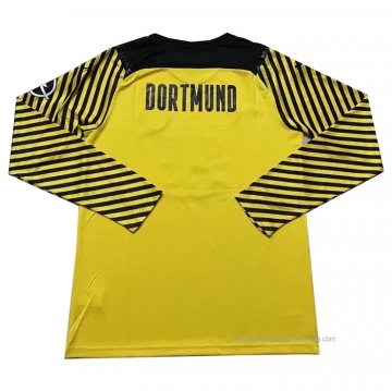 1ª Camiseta Borussia Dortmund Manga Larga 2021-2022