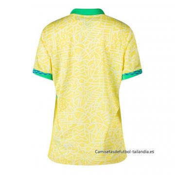 1ª Camiseta Brasil Mujer 2024