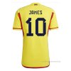 1ª Camiseta Colombia Jugador James 2022 1ª Camiseta Colombia Jugador James 2022
