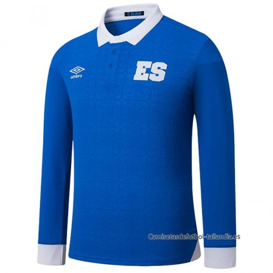 1ª Camiseta El Salvador Manga Larga 2025 - Haga un click en la imagen para cerrar