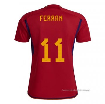 1ª Camiseta Espana Jugador Ferran 2022