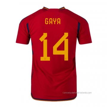 1ª Camiseta Espana Jugador Gaya 2022 1ª Camiseta Espana Jugador Gaya 2022
