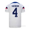 1ª Camiseta Estados Unidos Jugador Sauerbrunn 2022