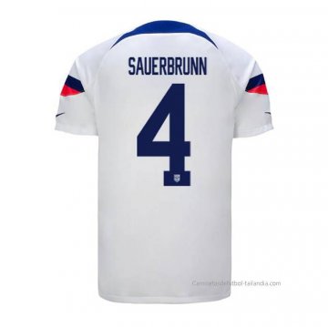 1ª Camiseta Estados Unidos Jugador Sauerbrunn 2022 1ª Camiseta Estados Unidos Jugador Sauerbrunn 2022