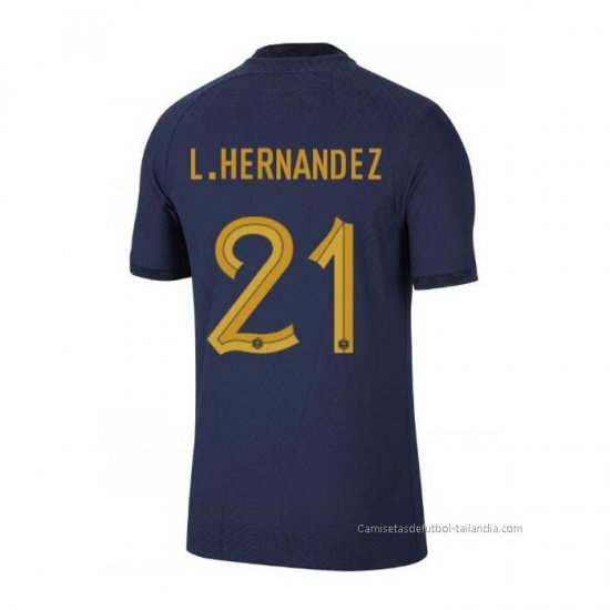 1ª Camiseta Francia Jugador L.Hernandez 2022 - Haga un click en la imagen para cerrar