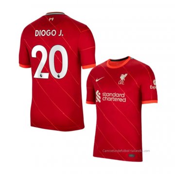 1ª Camiseta Liverpool Jugador Diogo J. 2021-2022 1ª Camiseta Liverpool Jugador Diogo J. 2021-2022